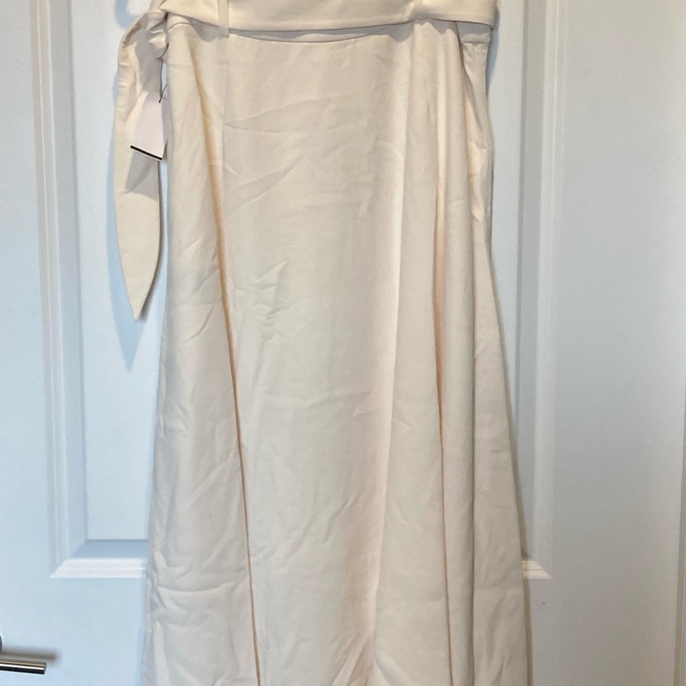 DKNY Cream A-Line Women's Skirt size 12 - Picture 4 of 5